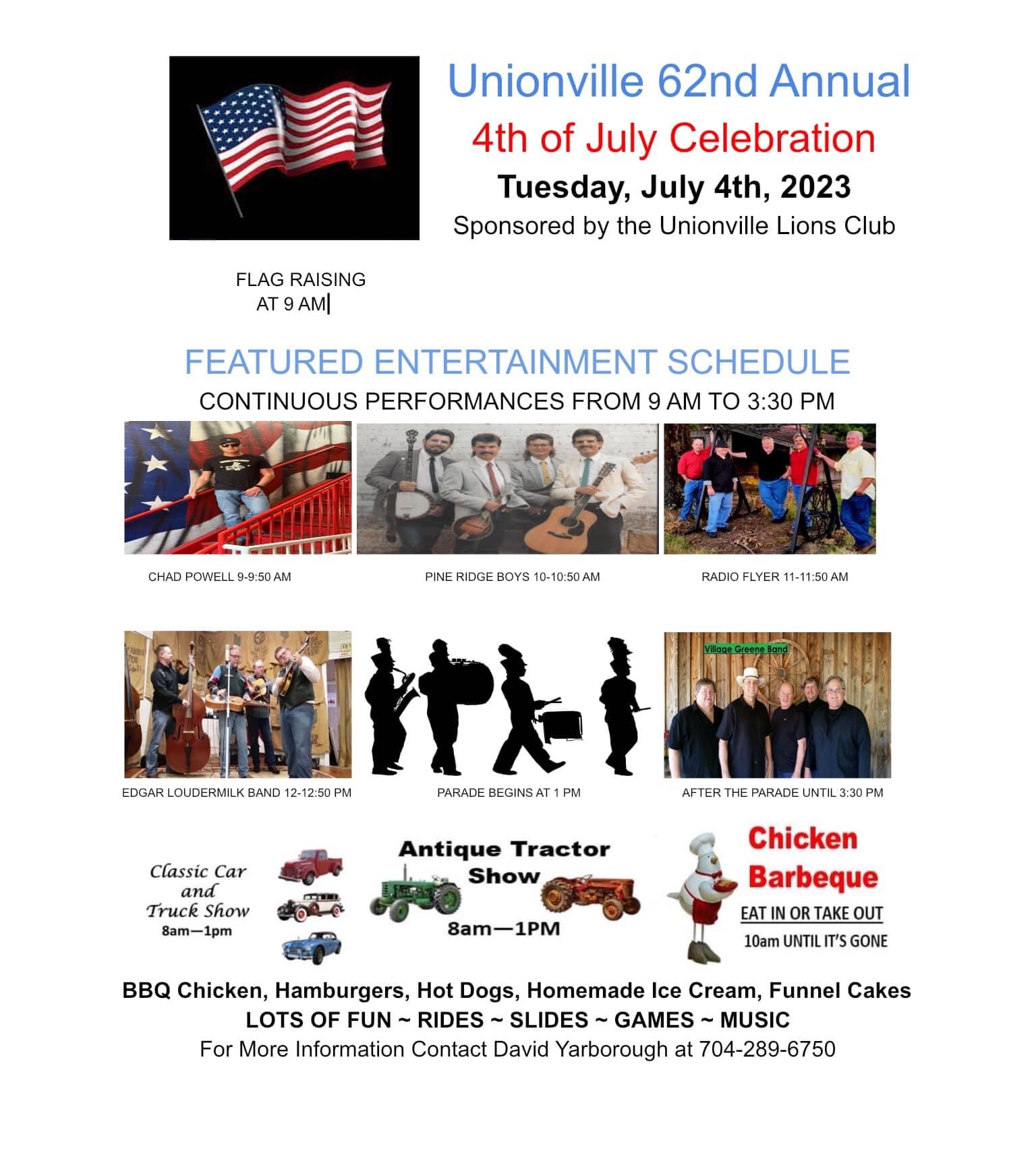 62nd Annual July 4th Celebration